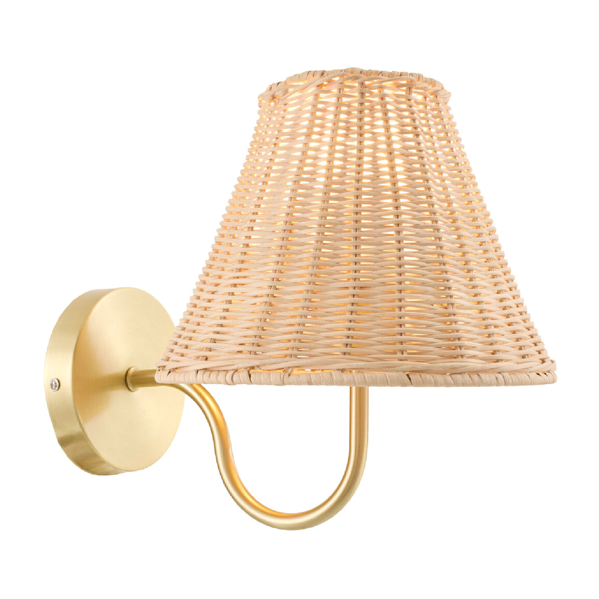 Modern European furniture - Rattan Shade Wall Lamp - www.oroa.com | Oroa.com