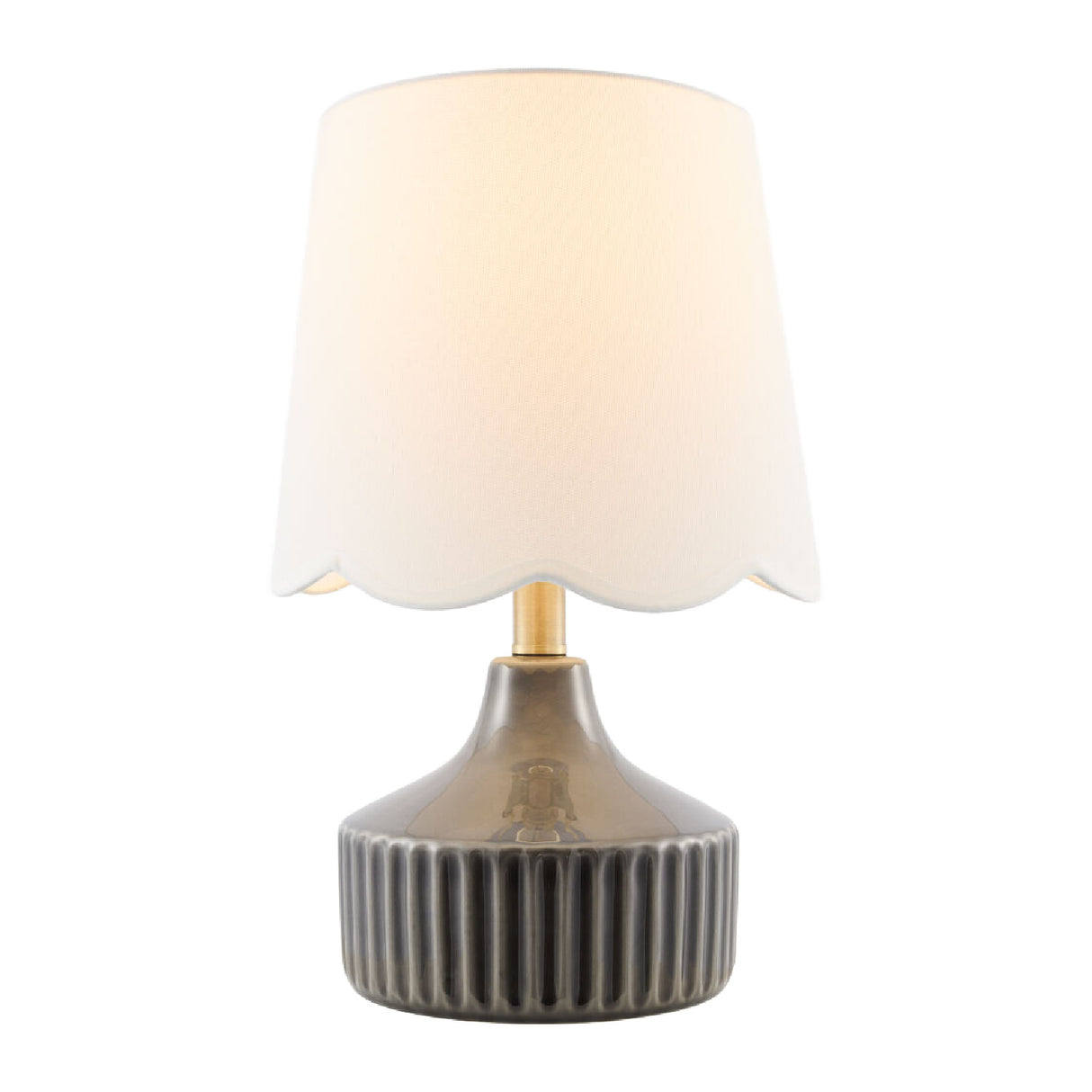 Modern European furniture - Scalloped Jute Table Lamp - www.oroa.com | Oroa.com