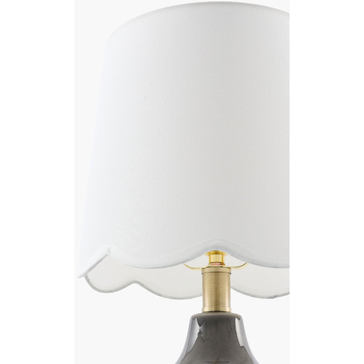 Modern European furniture - Scalloped Jute Table Lamp - www.oroa.com | Oroa.com