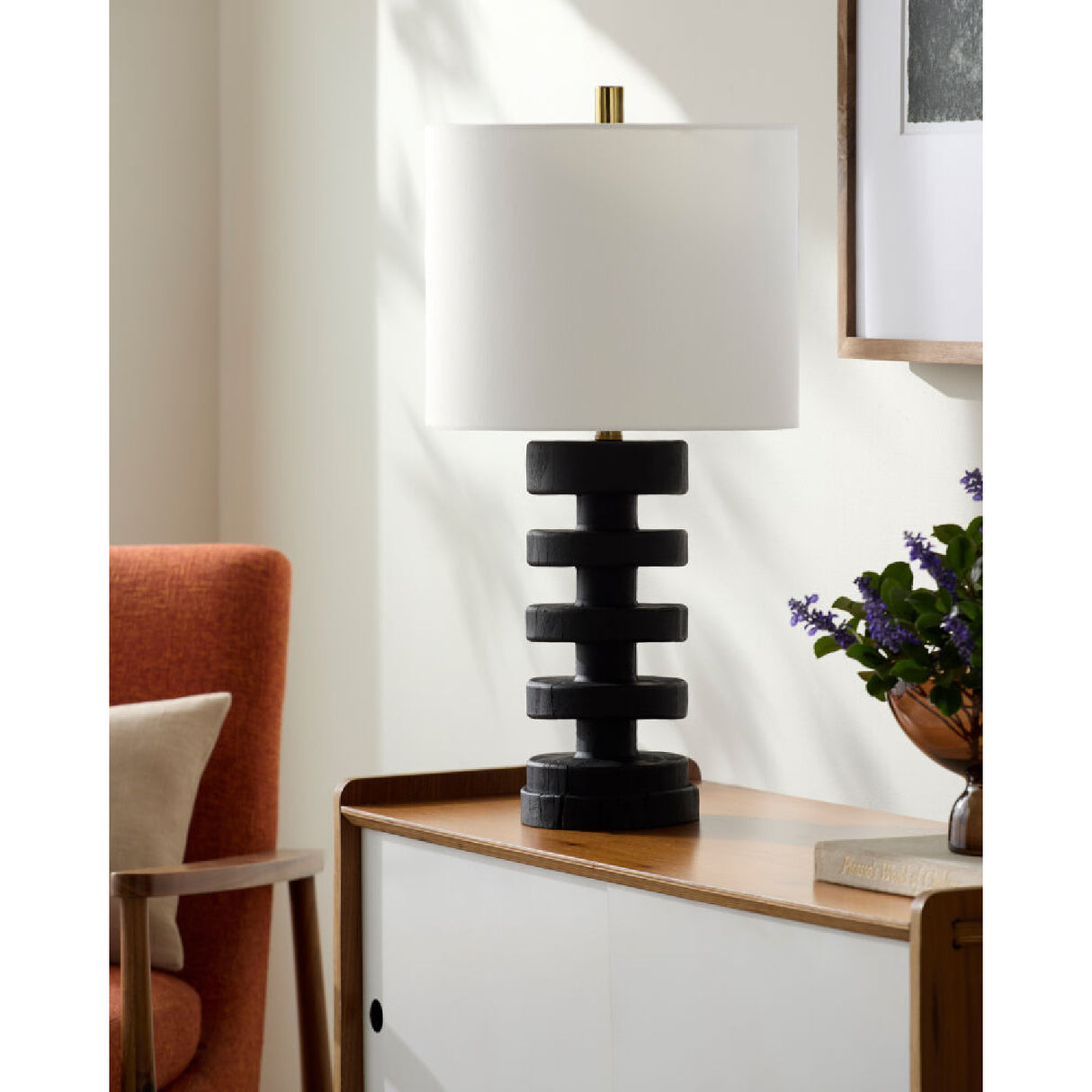 Modern European furniture - Layered Base Accent Table Lamp - www.oroa.com | Oroa.com