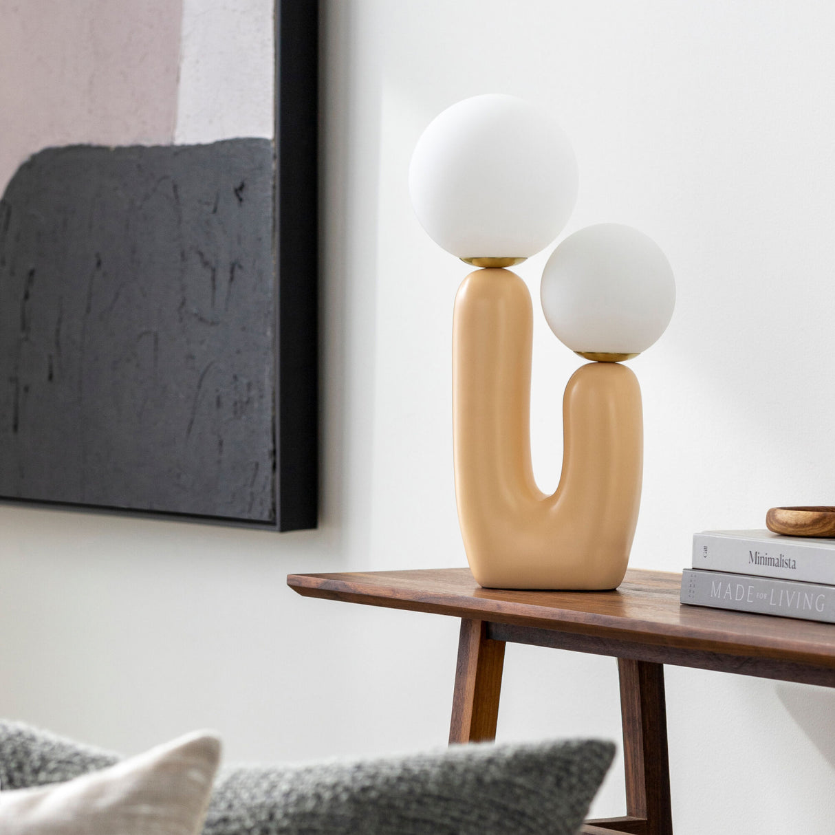 Modern European furniture - Double Round Glass Table Lamp S - www.oroa.com | Oroa.com