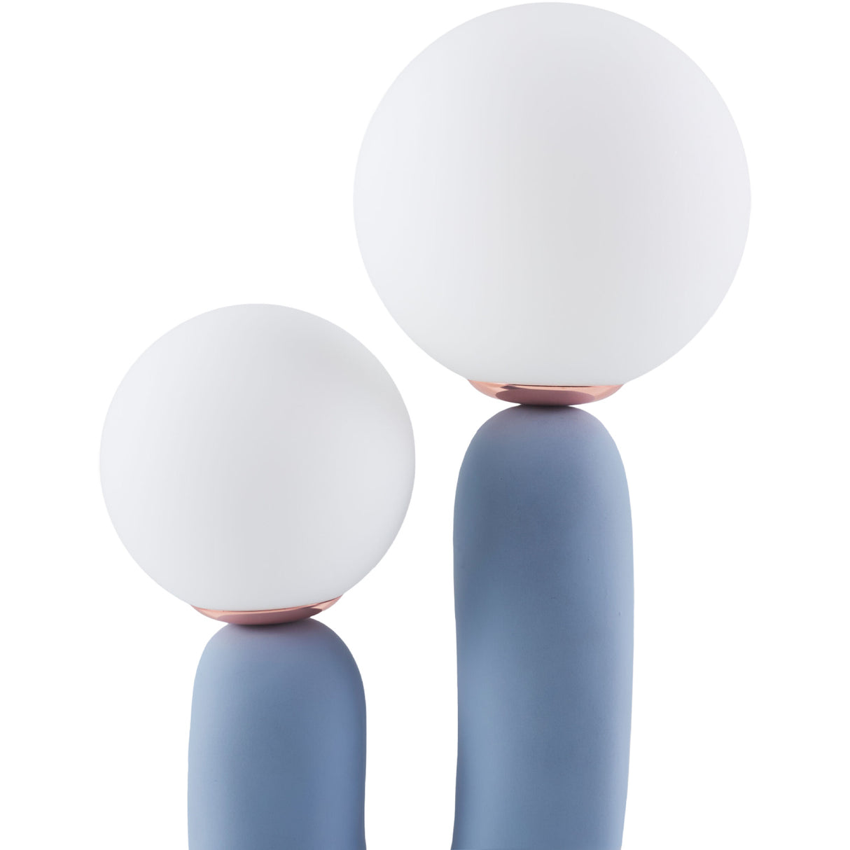 Modern European furniture - Double Round Glass Table Lamp S - www.oroa.com | Oroa.com
