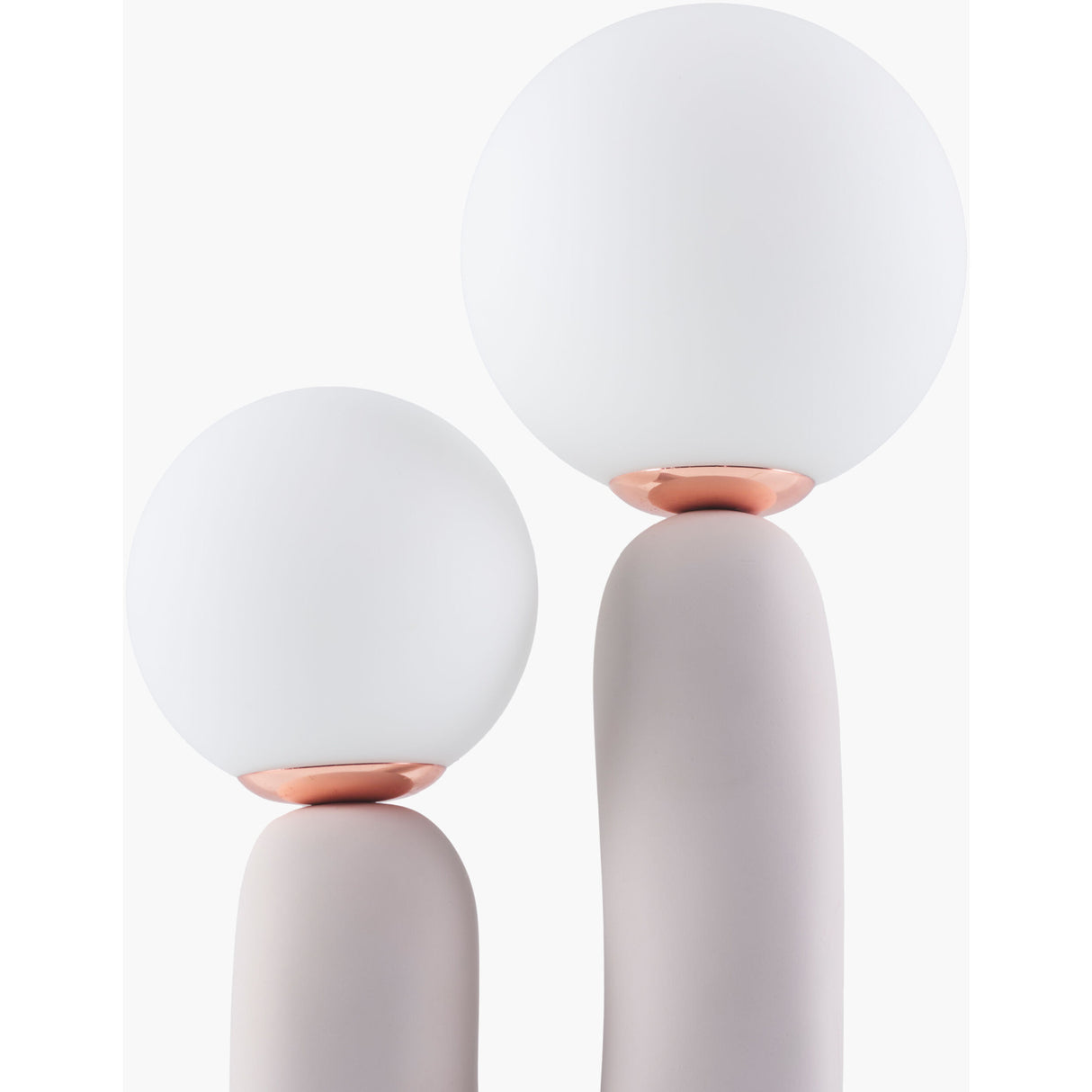 Modern European furniture - Double Round Glass Table Lamp S - www.oroa.com | Oroa.com