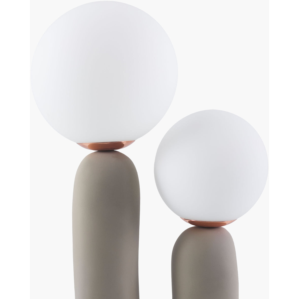 Modern European furniture - Double Round Glass Table Lamp S - www.oroa.com | Oroa.com