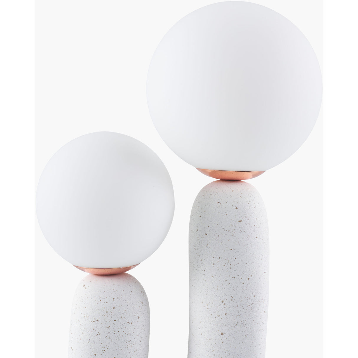 Modern European furniture - Double Round Glass Table Lamp S - www.oroa.com | Oroa.com
