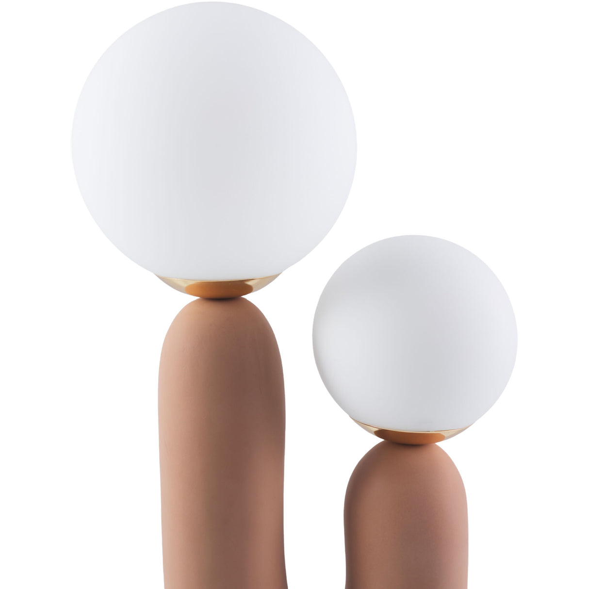 Modern European furniture - Double Round Glass Table Lamp L - www.oroa.com | Oroa.com