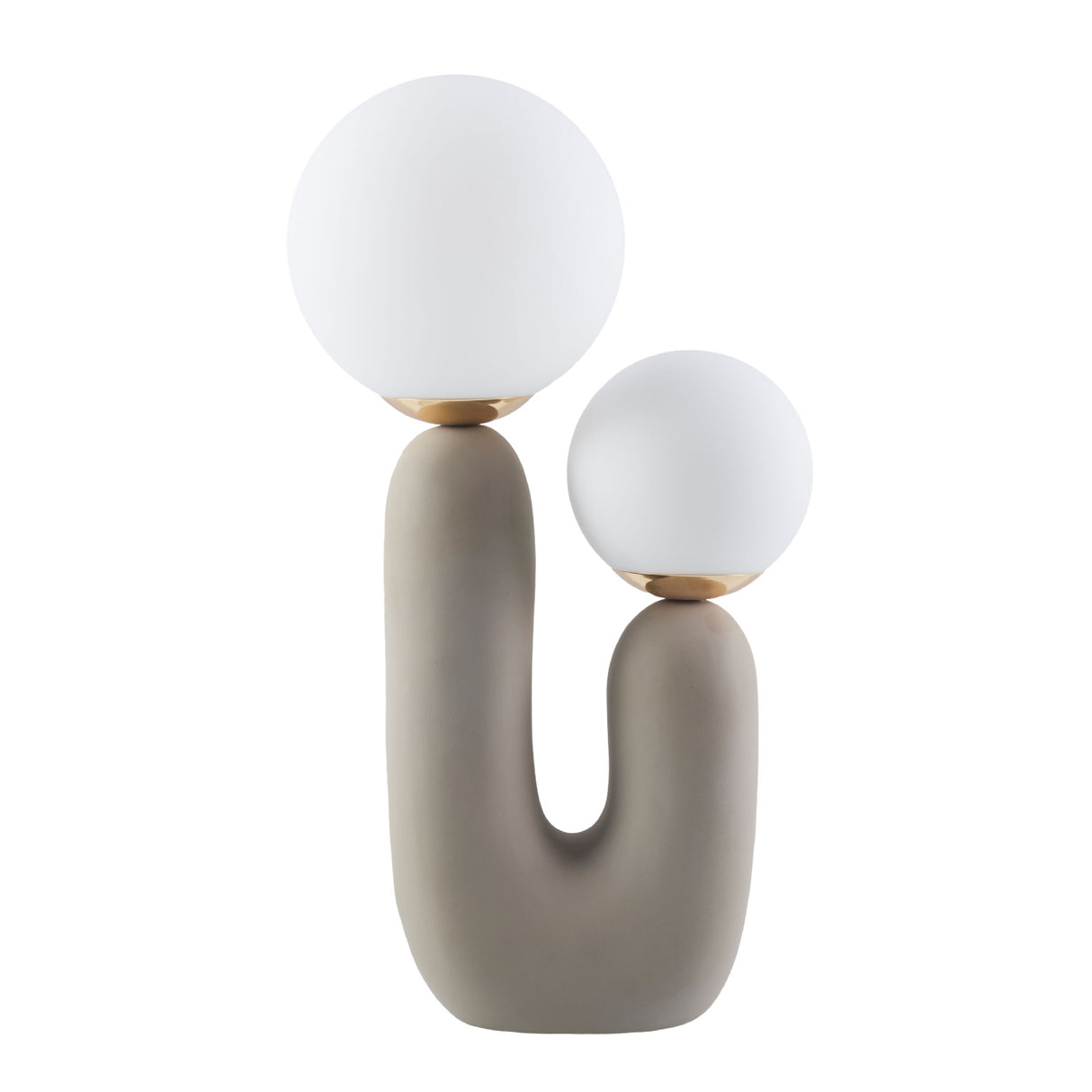 Modern European furniture - Double Round Glass Table Lamp L - www.oroa.com | Oroa.com