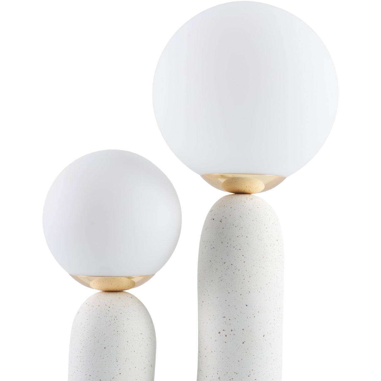 Modern European furniture - Double Round Glass Table Lamp L - www.oroa.com | Oroa.com