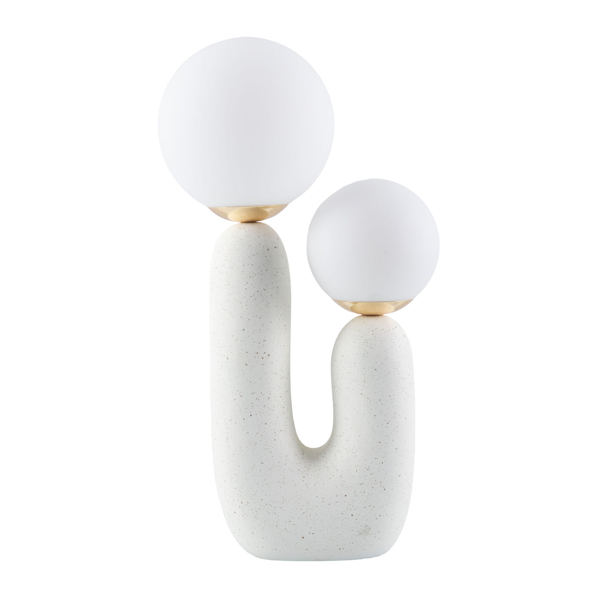 Modern European furniture - Double Round Glass Table Lamp L - www.oroa.com | Oroa.com