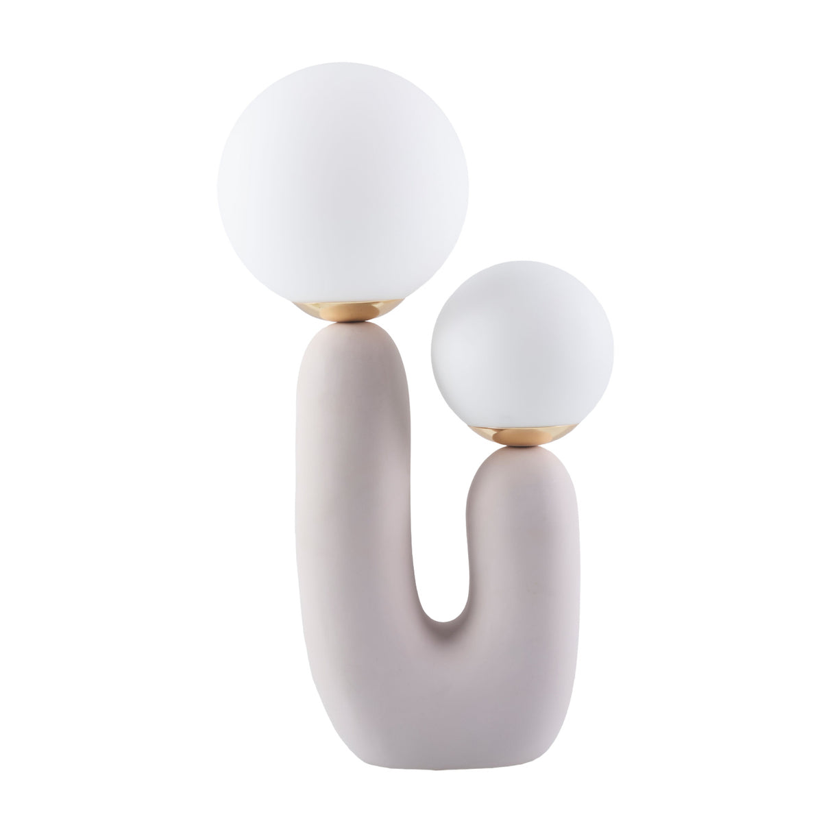 Modern European furniture - Double Round Glass Table Lamp L - www.oroa.com | Oroa.com