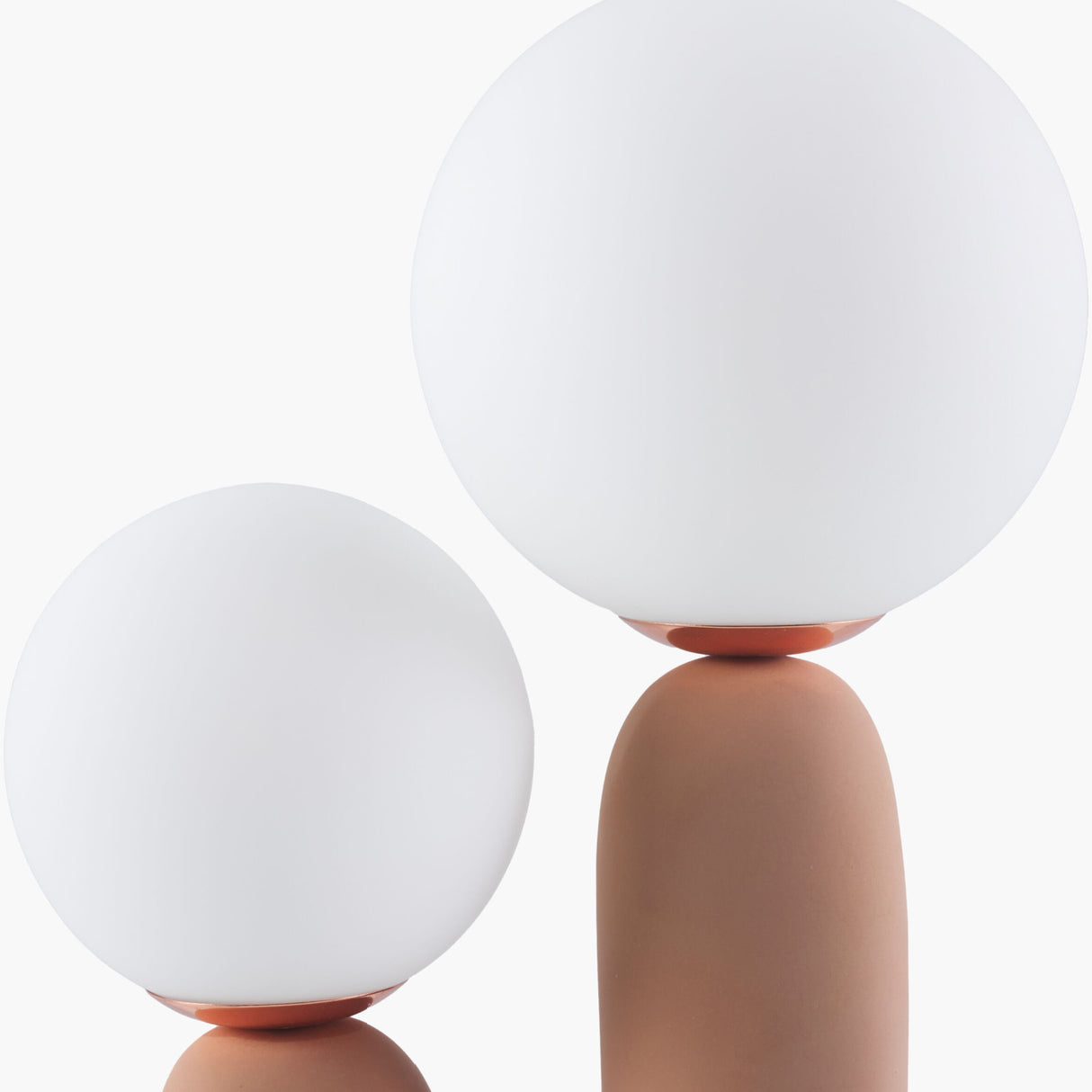 Modern European furniture - Double Round Glass Table Lamp S - www.oroa.com | Oroa.com