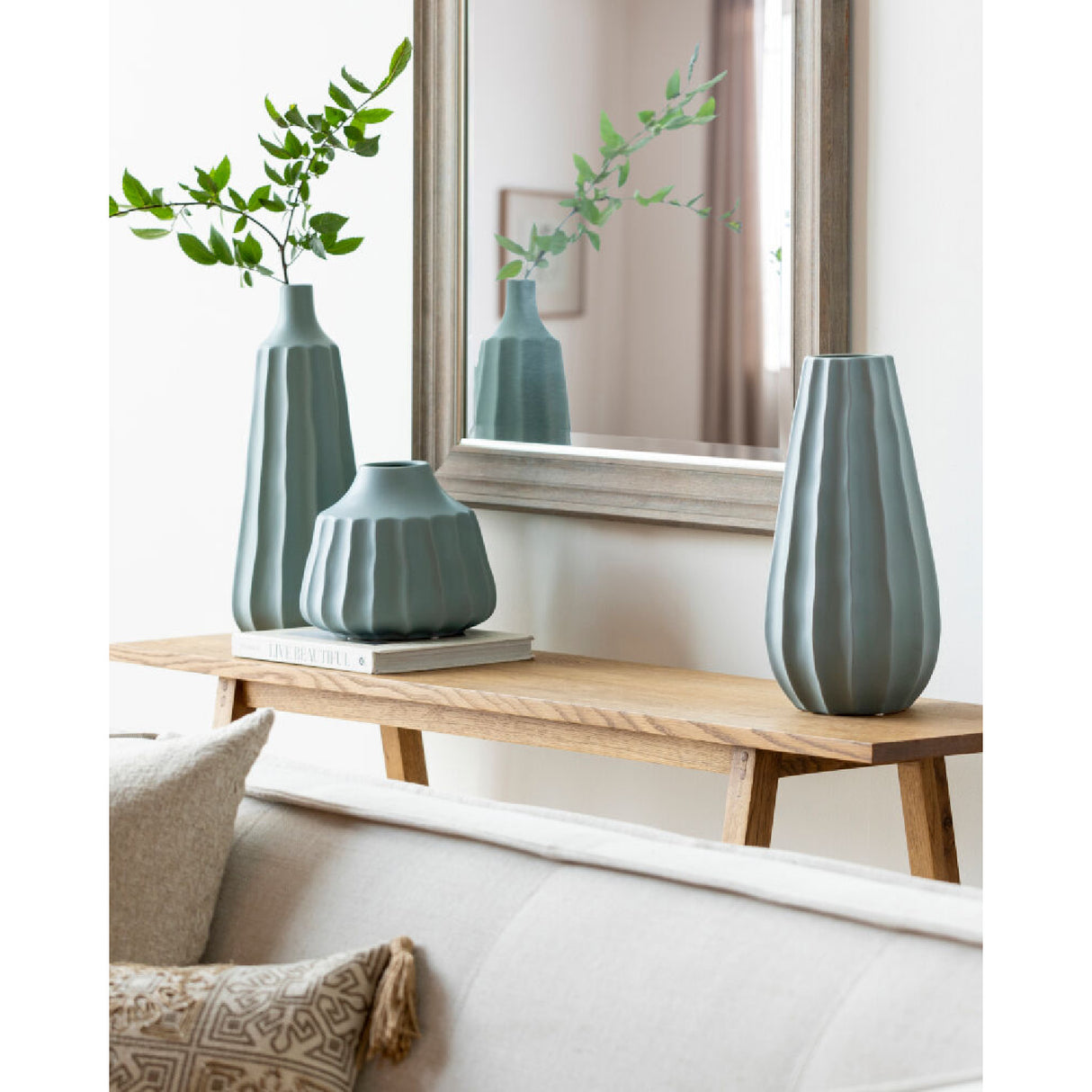 Modern furniture - Glazed Ceramic Outdoor Vase (3) - www.oroa.com | Oroa.com