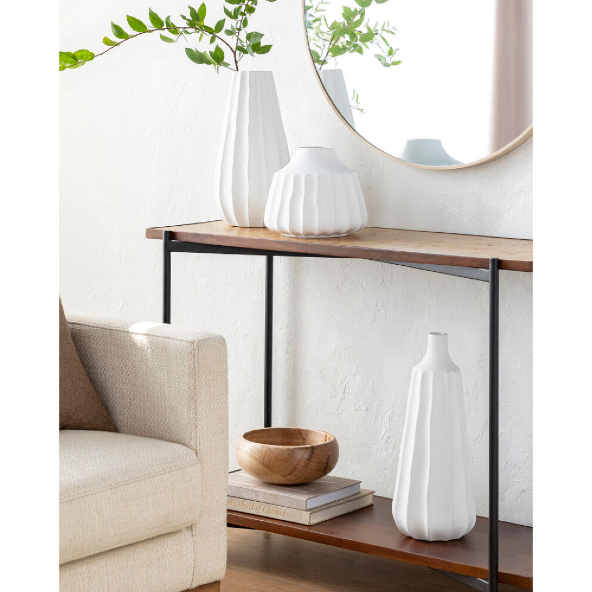 Modern furniture - Glazed Ceramic Outdoor Vase (3) - www.oroa.com | Oroa.com
