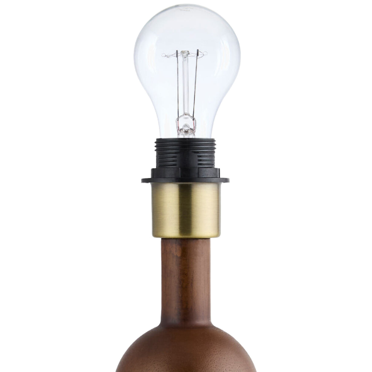 Modern European furniture - Triple Orb Rubberwood Table Lamp - www.oroa.com | Oroa.com