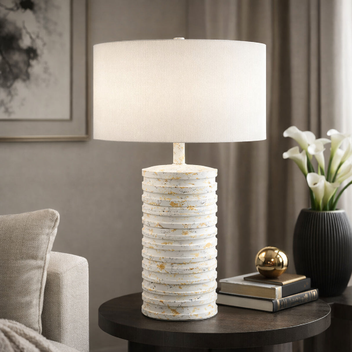 Painted Accent Table Lamp | Oroa.com