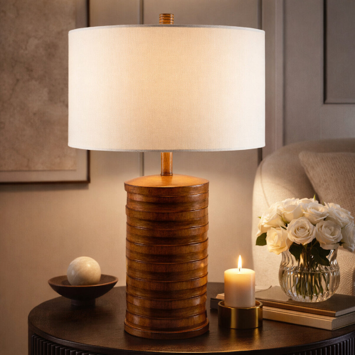 Painted Accent Table Lamp | Oroa.com