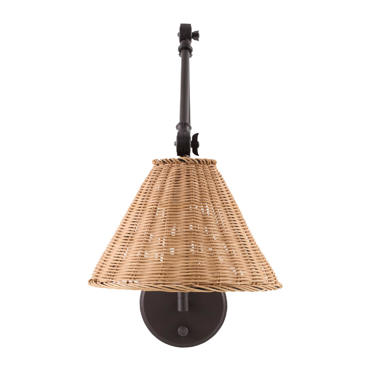 Modern European furniture - Rattan Adjustable-Arm Wall Lamp - www.oroa.com | Oroa.com