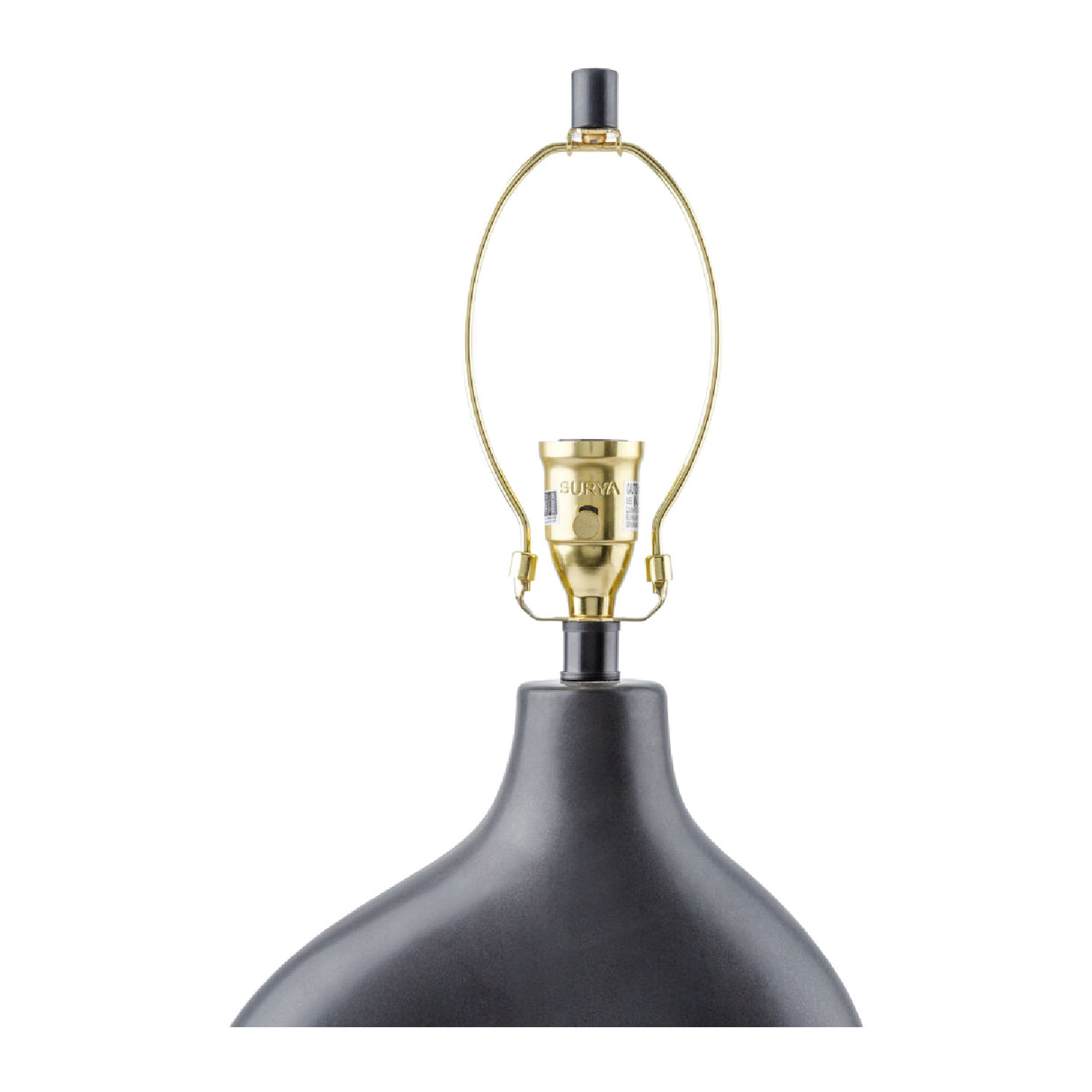 Modern European furniture - Cotton Shade Arched Table Lamp - www.oroa.com | Oroa.com