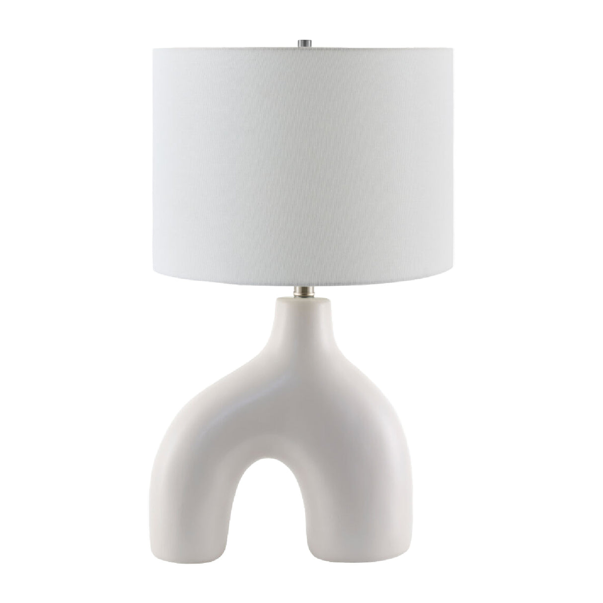Modern European furniture - Cotton Shade Arched Table Lamp - www.oroa.com | Oroa.com