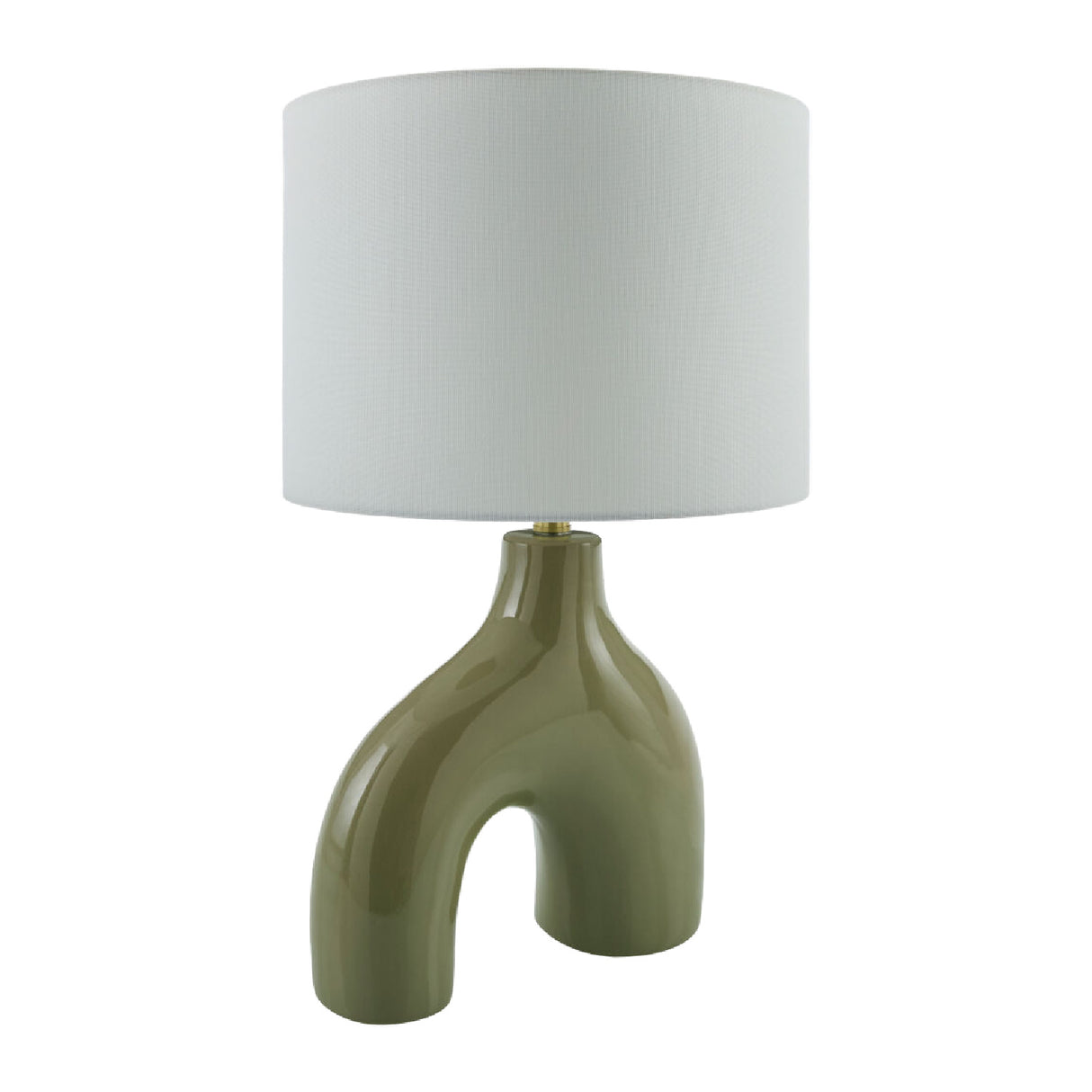 Modern European furniture - Cotton Shade Arched Table Lamp - www.oroa.com | Oroa.com