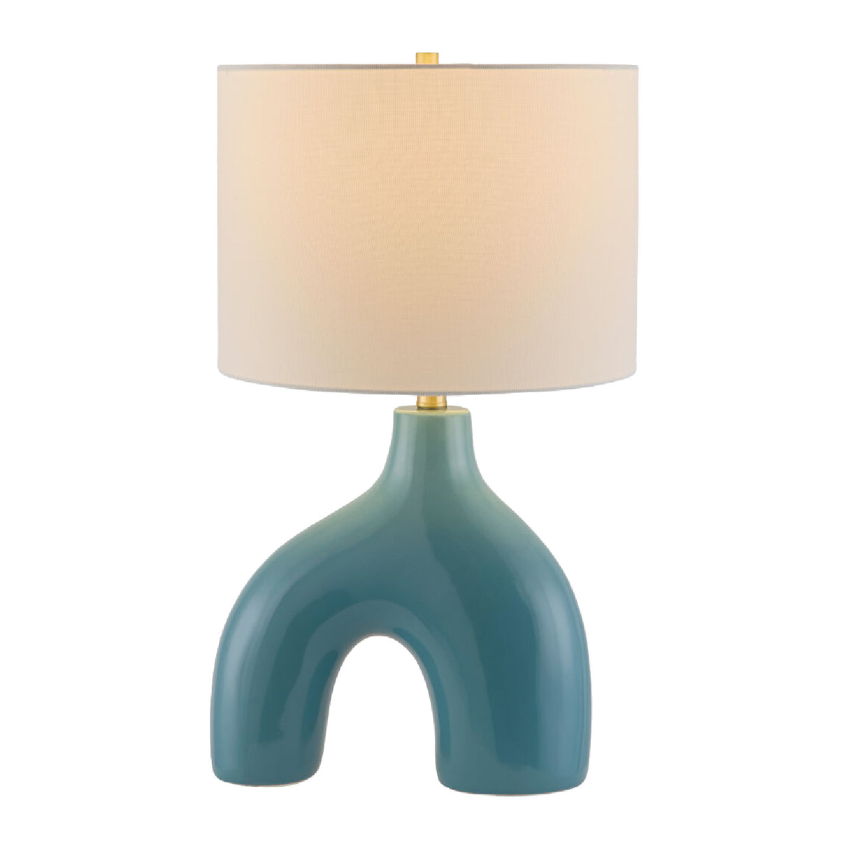 Modern European furniture - Cotton Shade Arched Table Lamp - www.oroa.com | Oroa.com