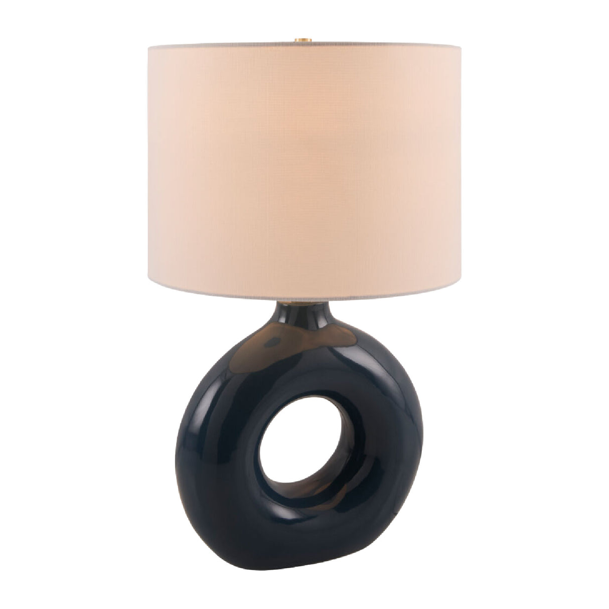 Modern European furniture - Ceramic Ring Accent Table Lamp - www.oroa.com | Oroa.com