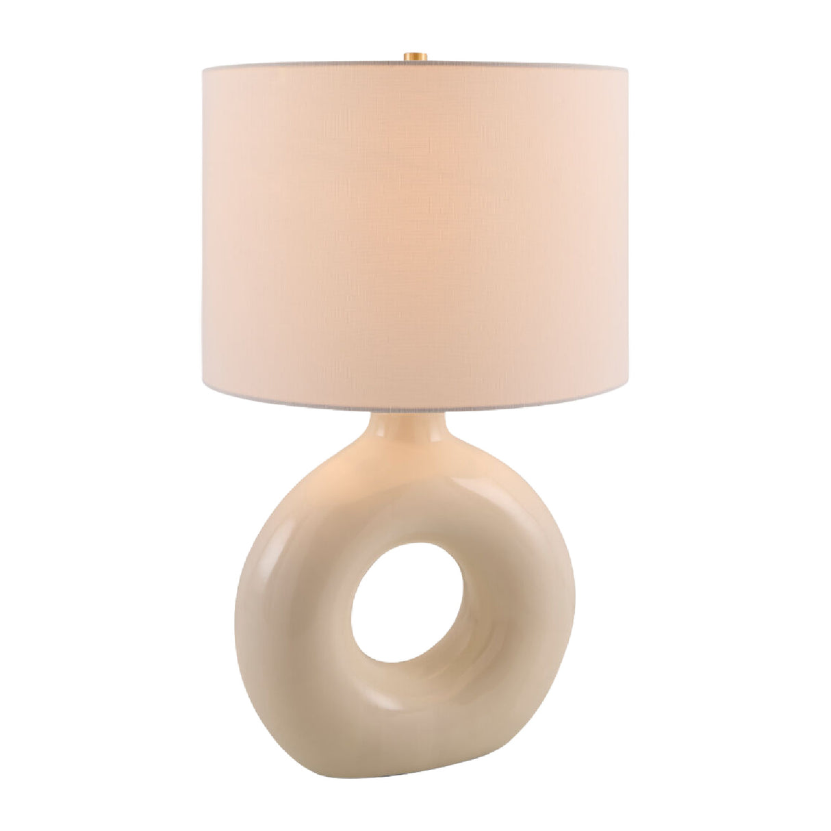 Modern European furniture - Ceramic Ring Accent Table Lamp - www.oroa.com | Oroa.com