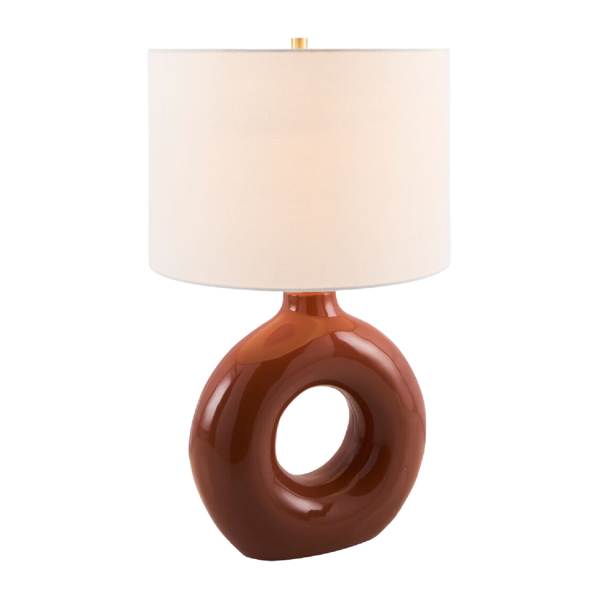 Modern European furniture - Ceramic Ring Accent Table Lamp - www.oroa.com | Oroa.com