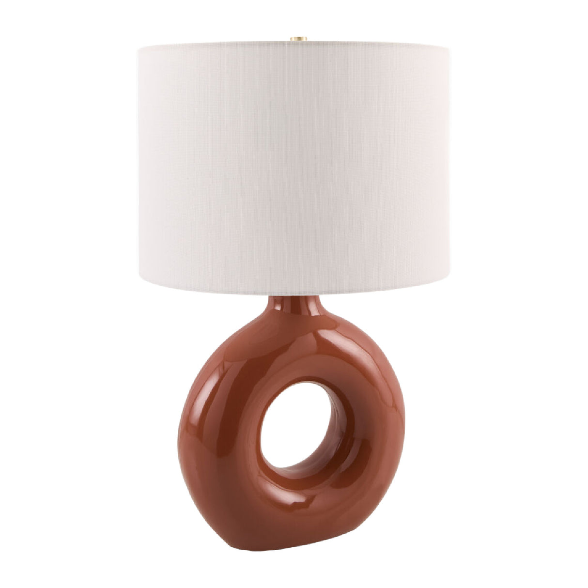 Modern European furniture - Ceramic Ring Accent Table Lamp - www.oroa.com | Oroa.com