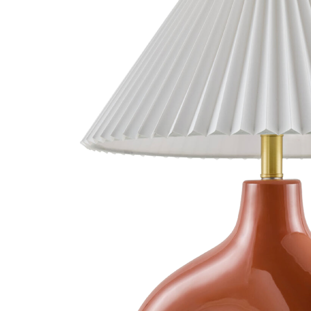 Modern European furniture - Pleated Fabric Arched Table Lamp - www.oroa.com | Oroa.com