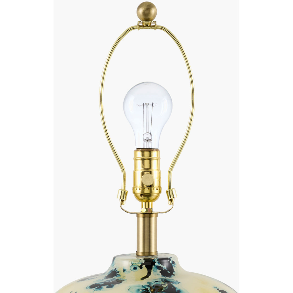 Modern European furniture - Painted Glass Table Lamp - www.oroa.com | Oroa.com