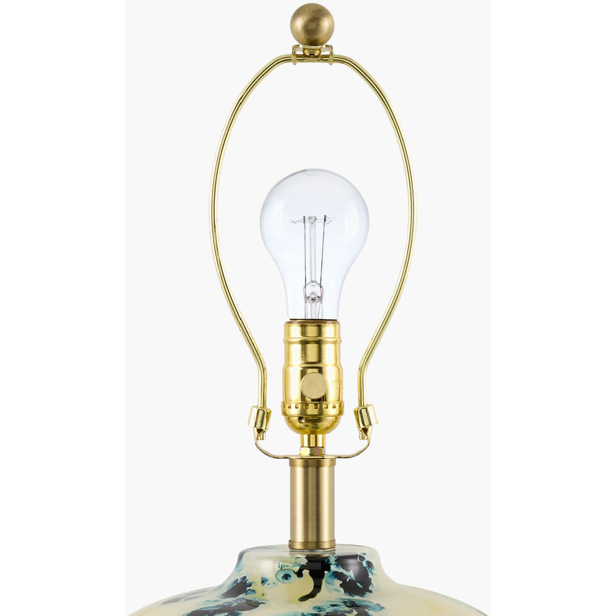Modern European furniture - Painted Glass Table Lamp - www.oroa.com | Oroa.com