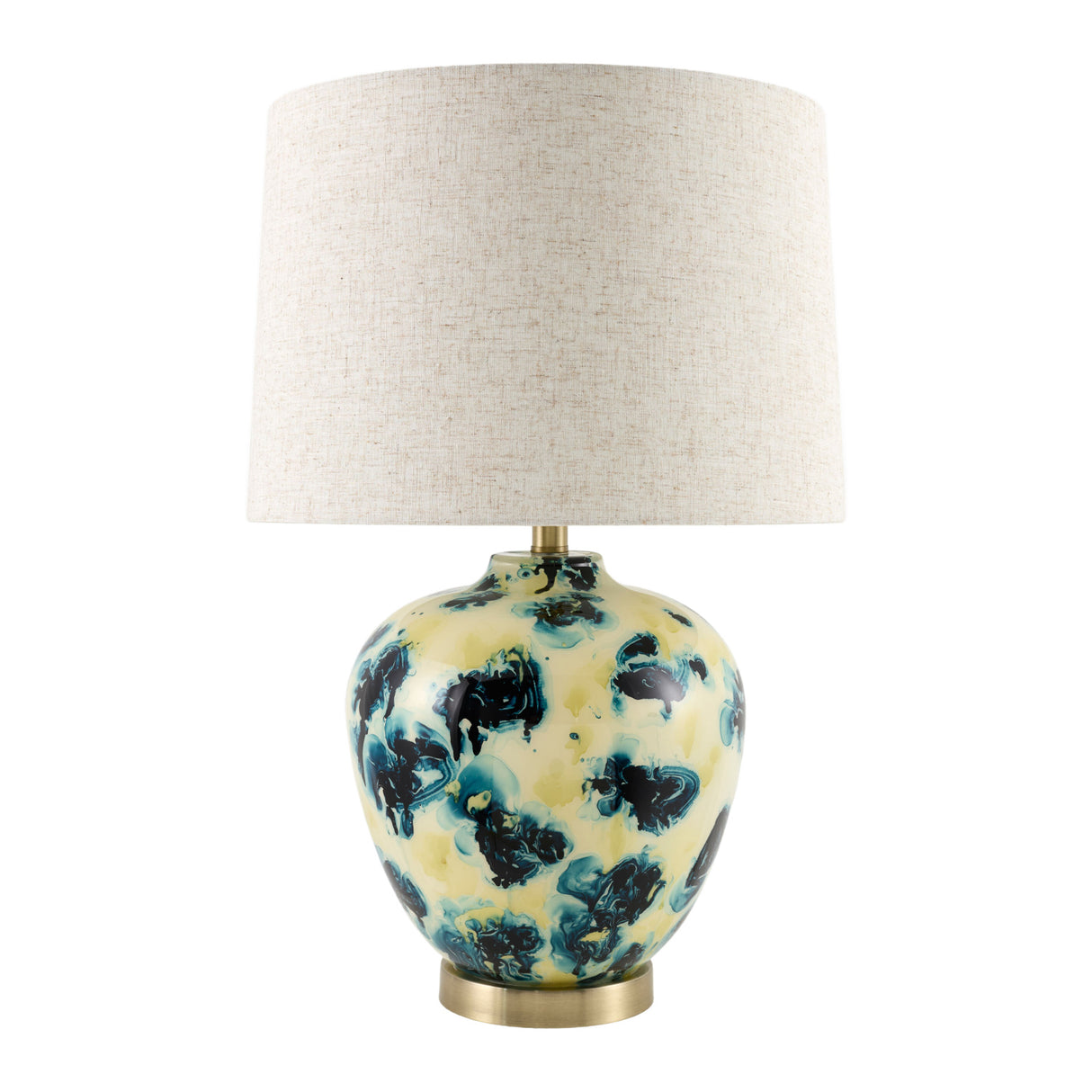Modern European furniture - Painted Glass Table Lamp - www.oroa.com | Oroa.com