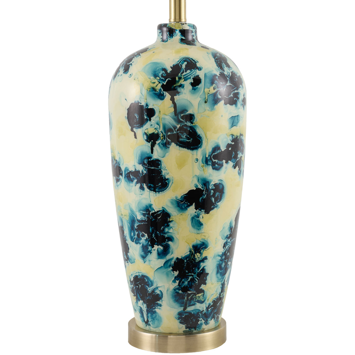 Modern European furniture - Painted Glass Accent Table Lamp - www.oroa.com | Oroa.com