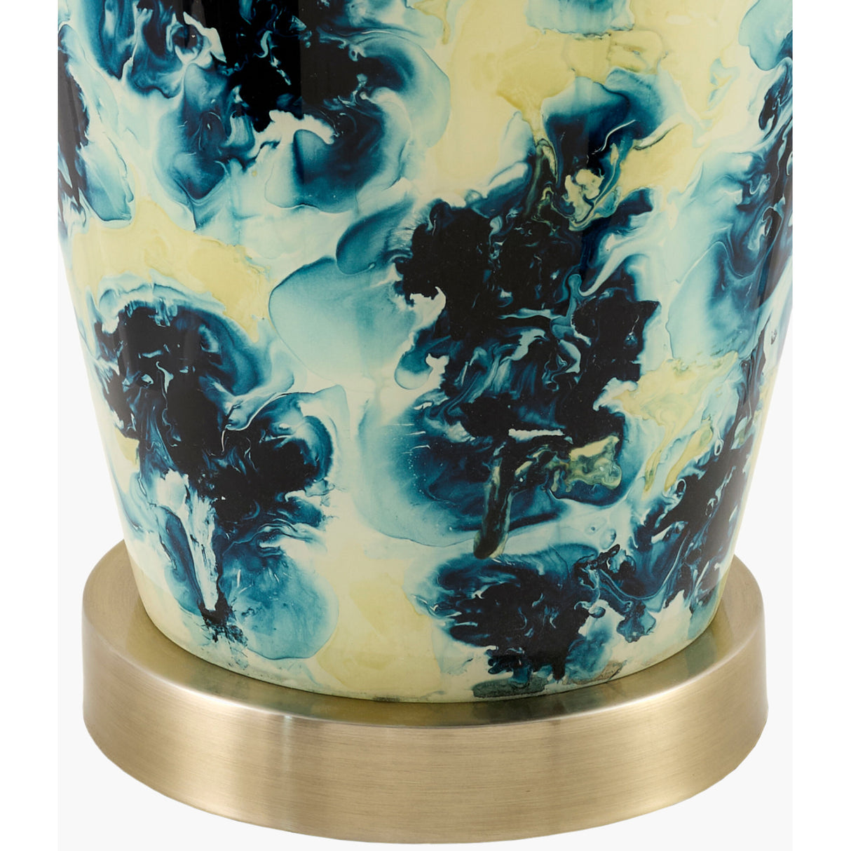 Modern European furniture - Painted Glass Accent Table Lamp - www.oroa.com | Oroa.com