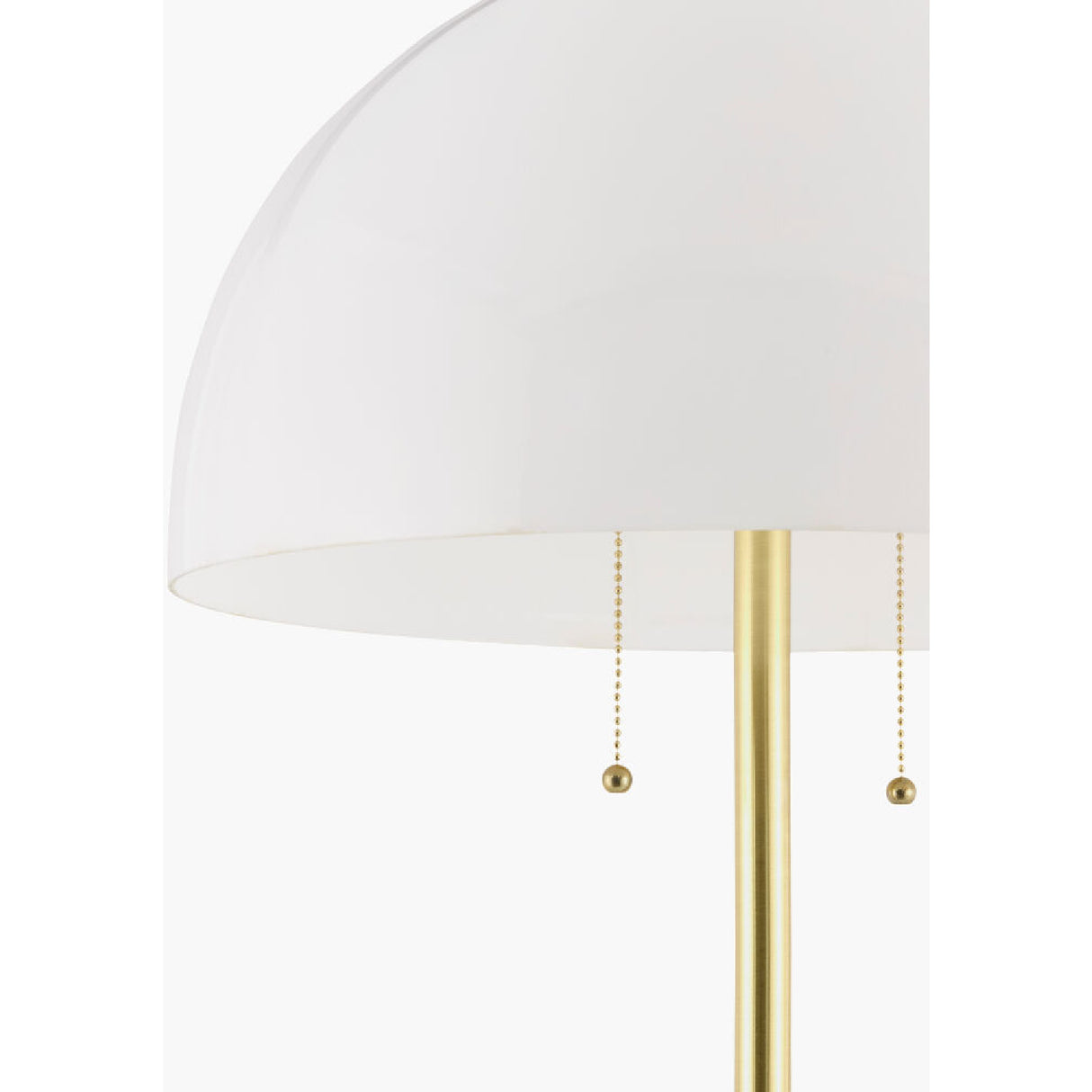 White Glass Dome Floor Lamp | Oroa.com