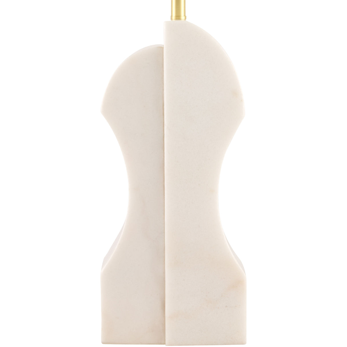 Modern European furniture - White Marble Accent Table Lamp - www.oroa.com | Oroa.com