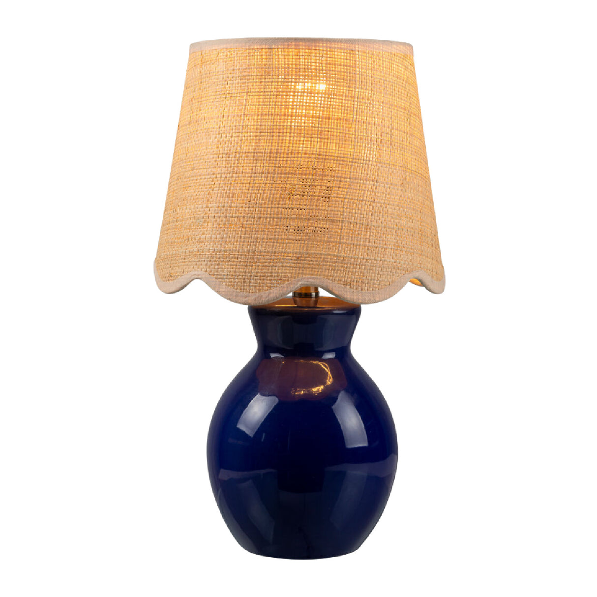 Modern European furniture - Scalloped Edge Accent Table Lamp - www.oroa.com | Oroa.com