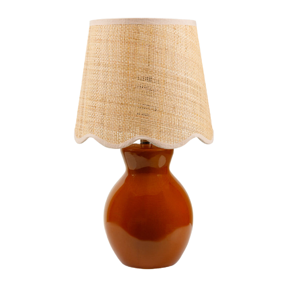 Modern European furniture - Scalloped Edge Accent Table Lamp - www.oroa.com | Oroa.com