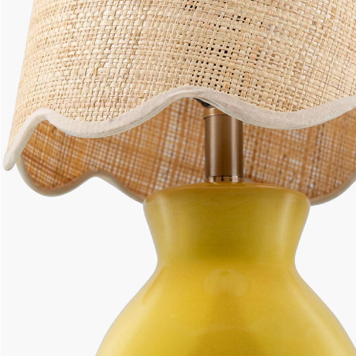 Modern European furniture - Scalloped Edge Accent Table Lamp - www.oroa.com | Oroa.com
