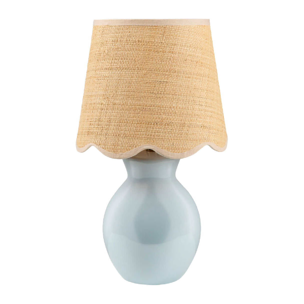 Modern European furniture - Scalloped Edge Accent Table Lamp - www.oroa.com | Oroa.com