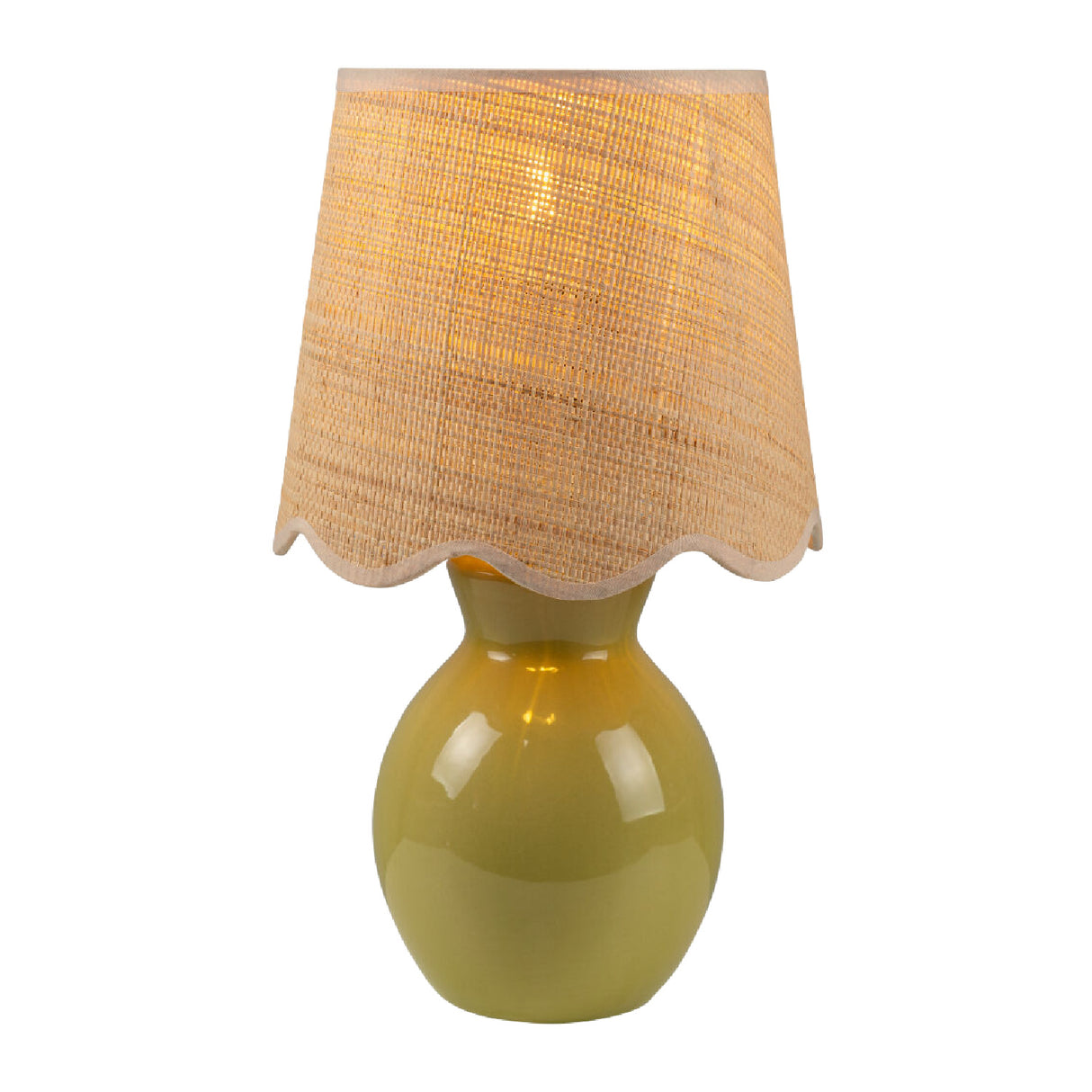 Modern European furniture - Scalloped Edge Accent Table Lamp - www.oroa.com | Oroa.com