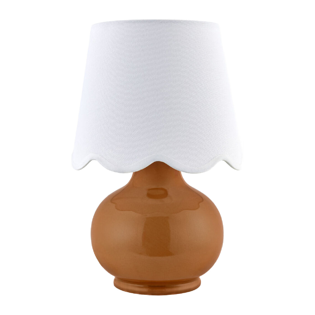Modern European furniture - Scalloped Raffia Shade Table Lamp - www.oroa.com | Oroa.com