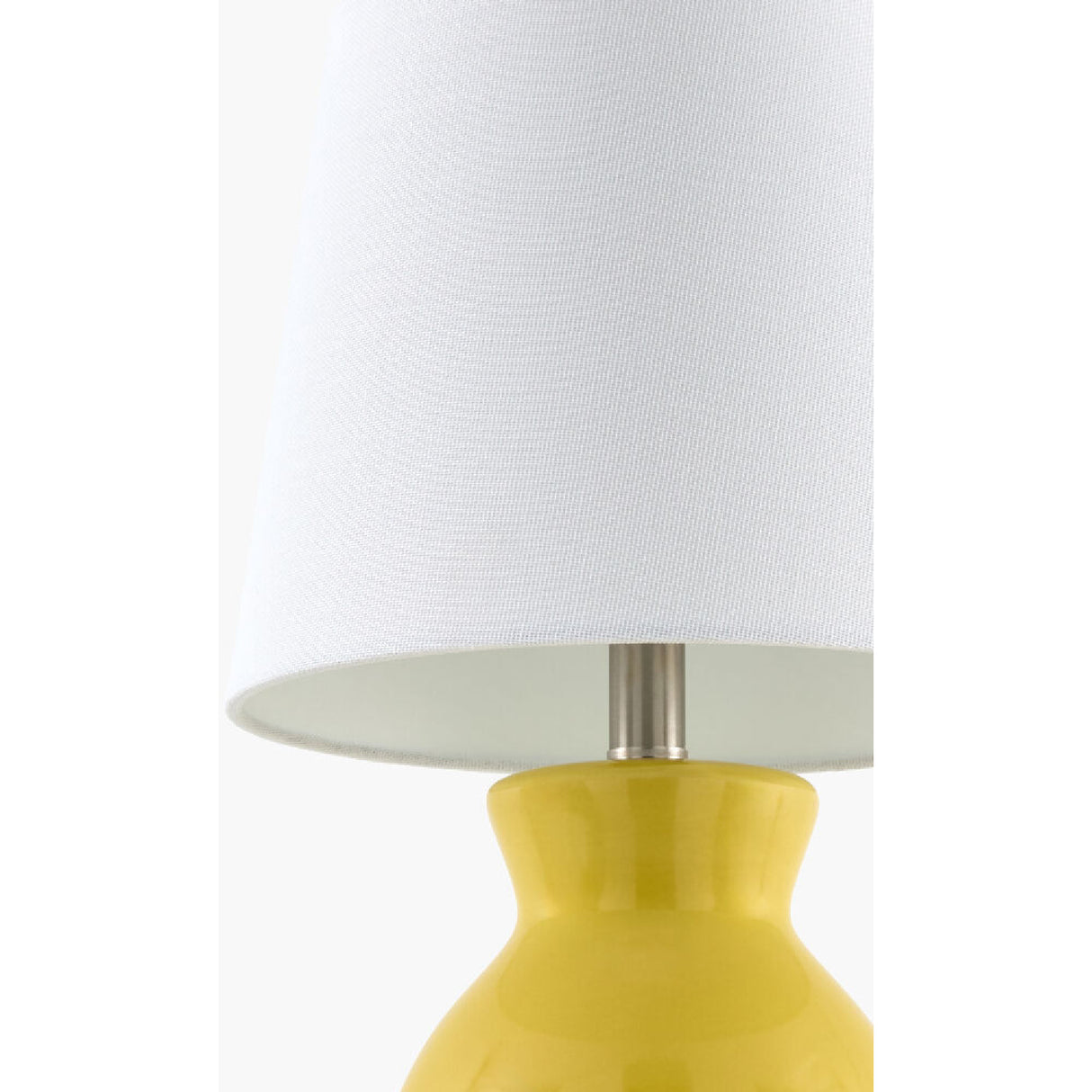 Modern European furniture - White Cotton Ceramic Table Lamp - www.oroa.com | Oroa.com