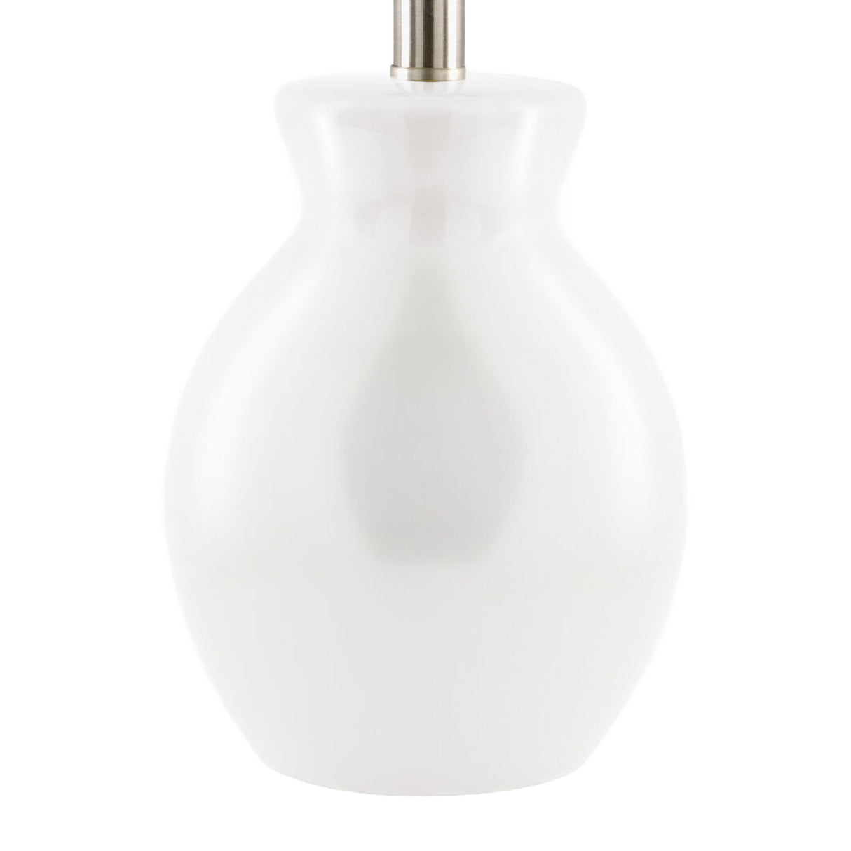 Modern European furniture - White Cotton Ceramic Table Lamp - www.oroa.com | Oroa.com