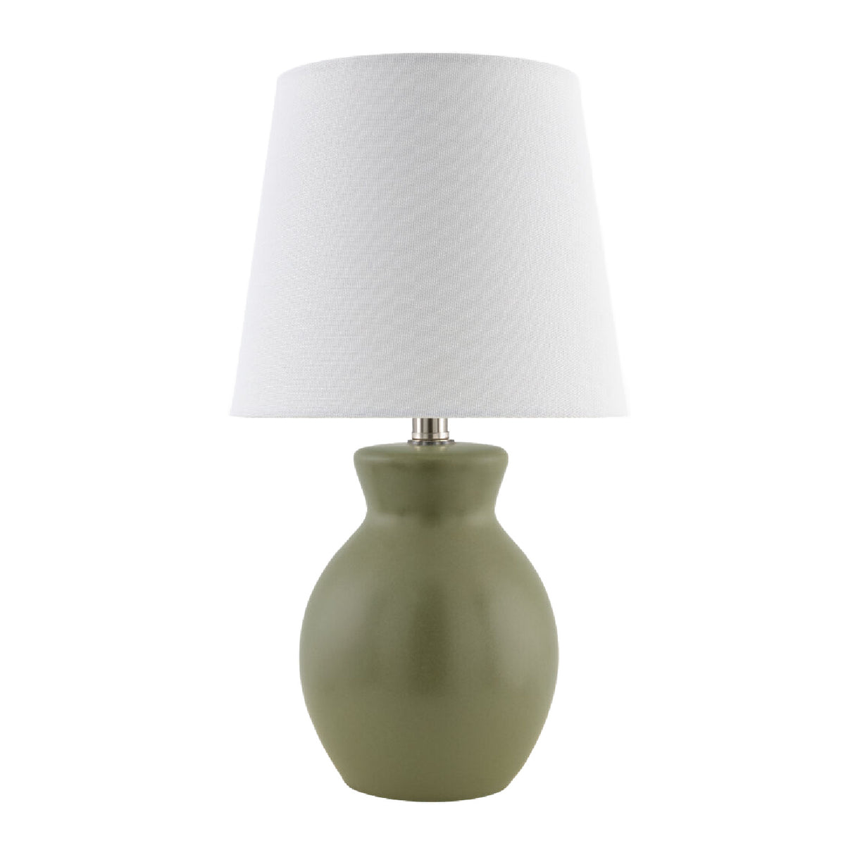 Modern European furniture - White Cotton Ceramic Table Lamp - www.oroa.com | Oroa.com