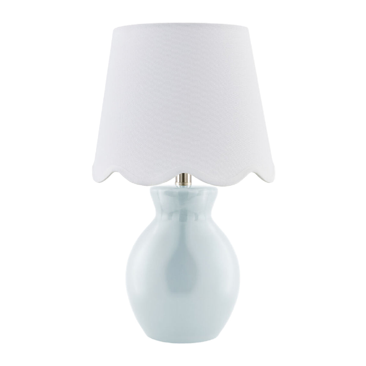 Modern European furniture - Scalloped Edge Accent Table Lamp - www.oroa.com | Oroa.com