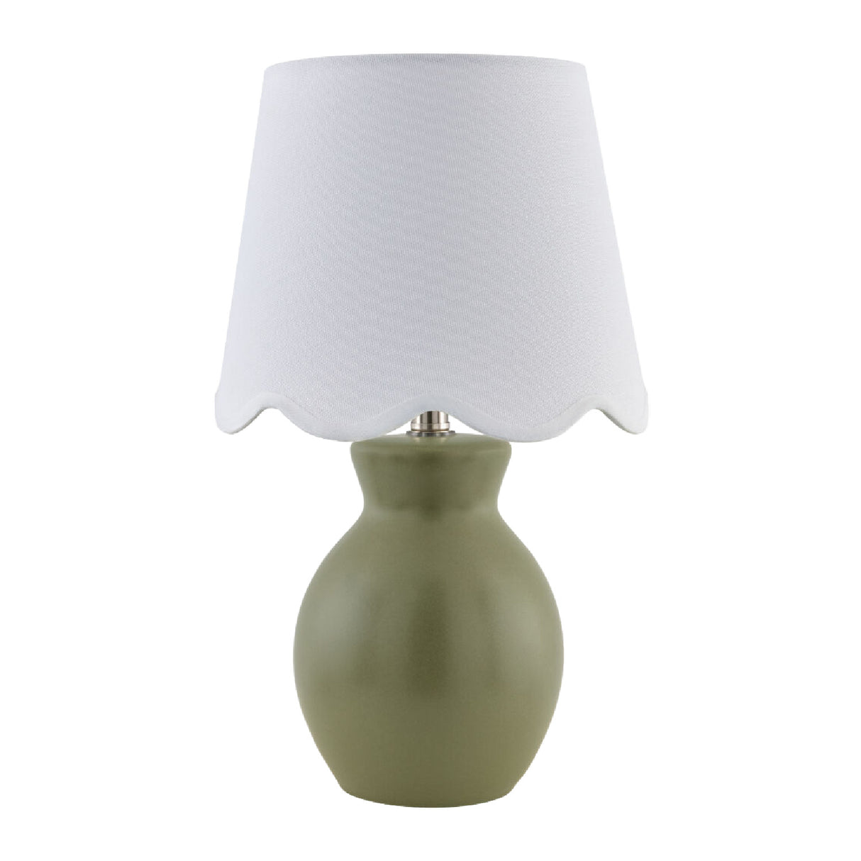 Modern European furniture - Scalloped Edge Accent Table Lamp - www.oroa.com | Oroa.com