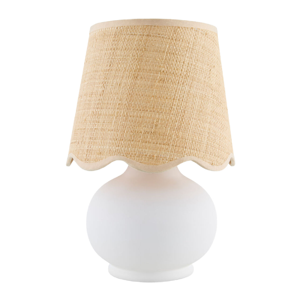 Modern European furniture - Beige Raffia Accent Table Lamp - www.oroa.com | Oroa.com
