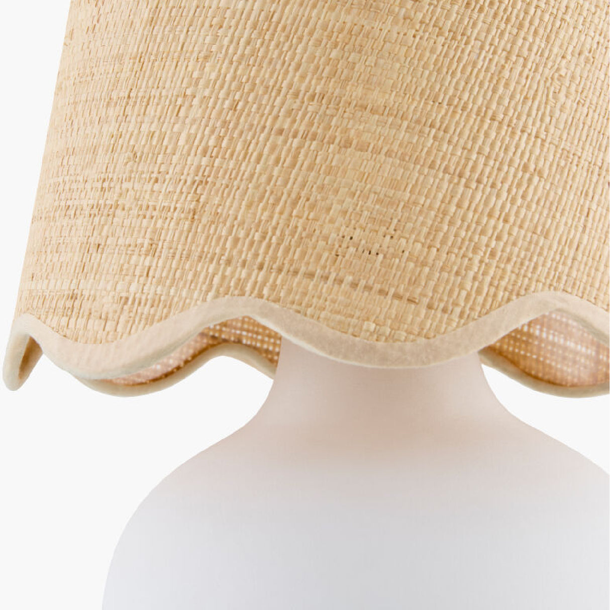 Modern European furniture - Beige Raffia Accent Table Lamp - www.oroa.com | Oroa.com